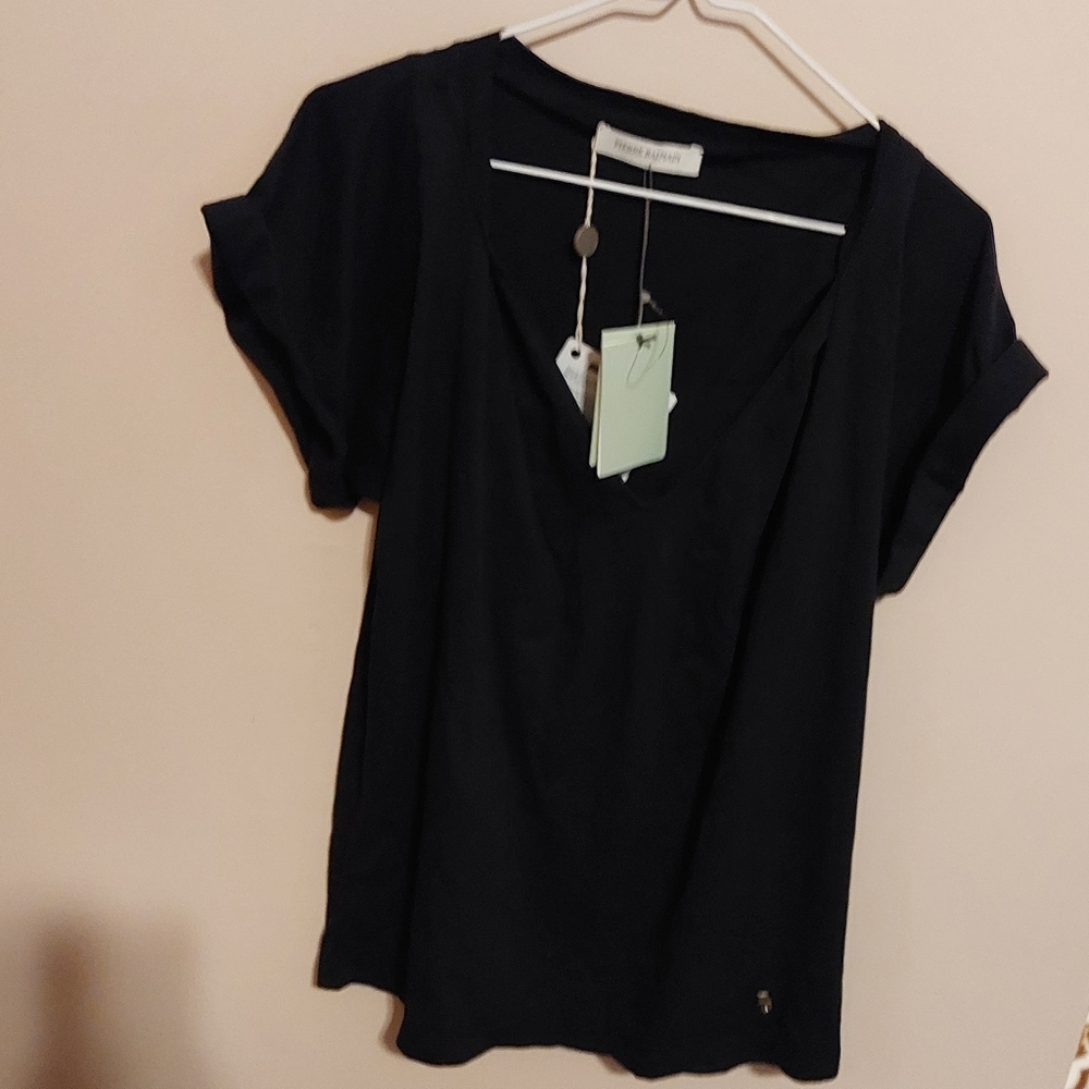 Pierre Balmain Black Short Sleeve Tee